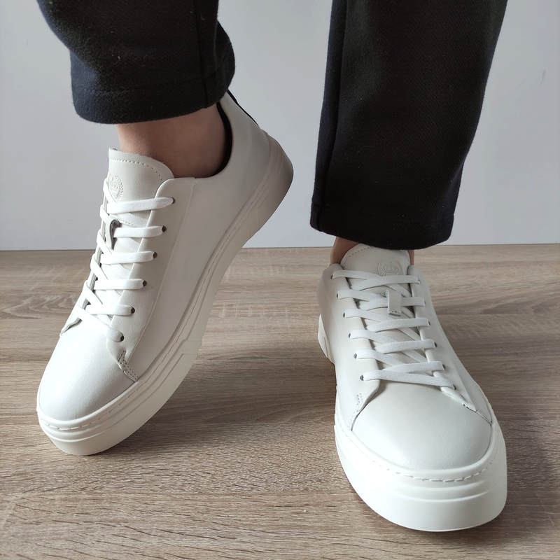 PANTOFI CASUAL BARBATI FRANCO GERARDO 3210 OFF WHITE - imagine 3