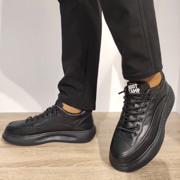 PANTOFI CASUAL BARBATI FRANCO GERARDO 8656 NEGRI - imagine 2