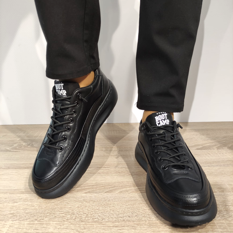 PANTOFI CASUAL BARBATI FRANCO GERARDO 8656 NEGRI - imagine 3