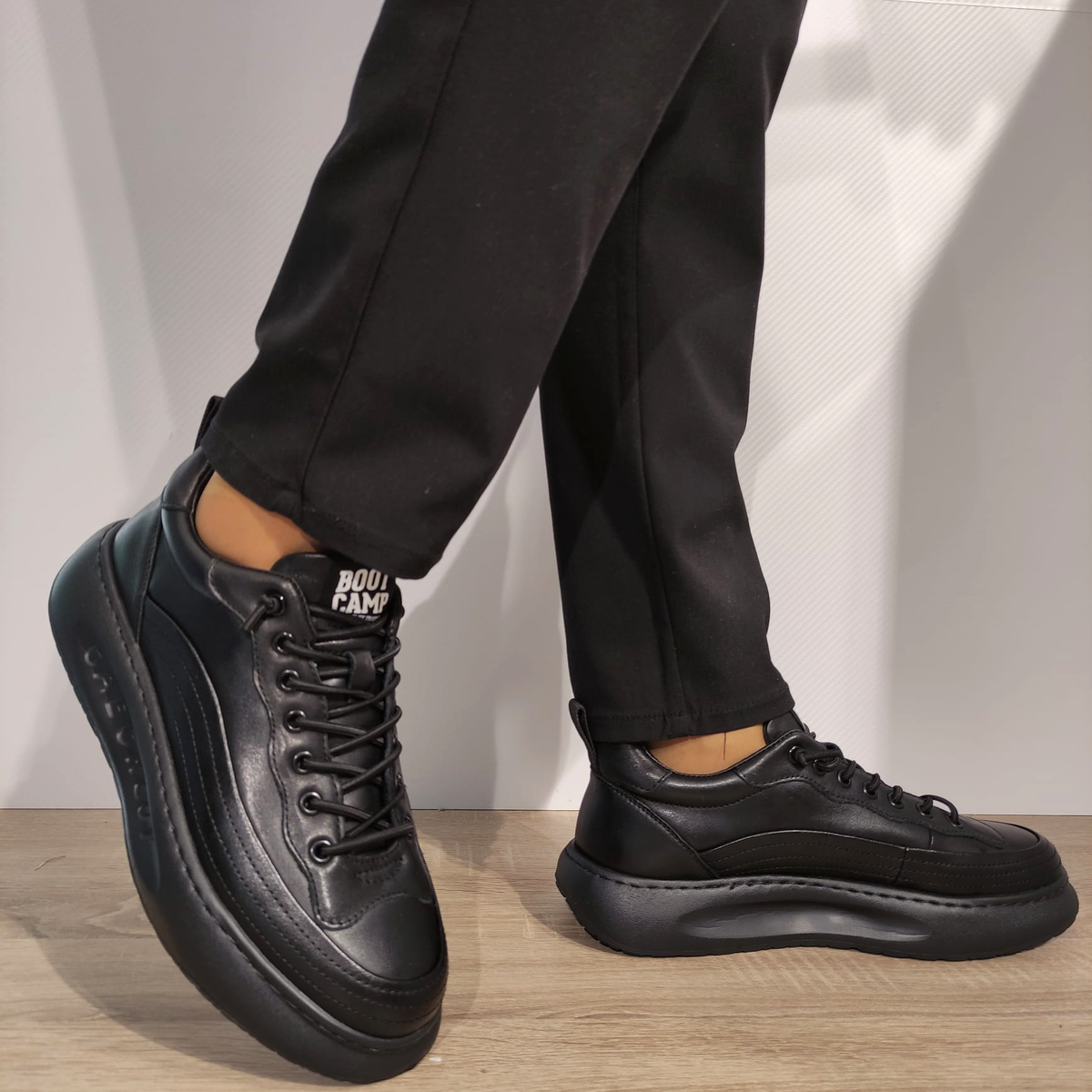 PANTOFI CASUAL BARBATI FRANCO GERARDO 8656 NEGRI - imagine 5