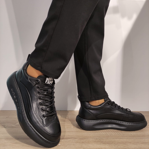 PANTOFI CASUAL BARBATI FRANCO GERARDO 8656 NEGRI - imagine 5