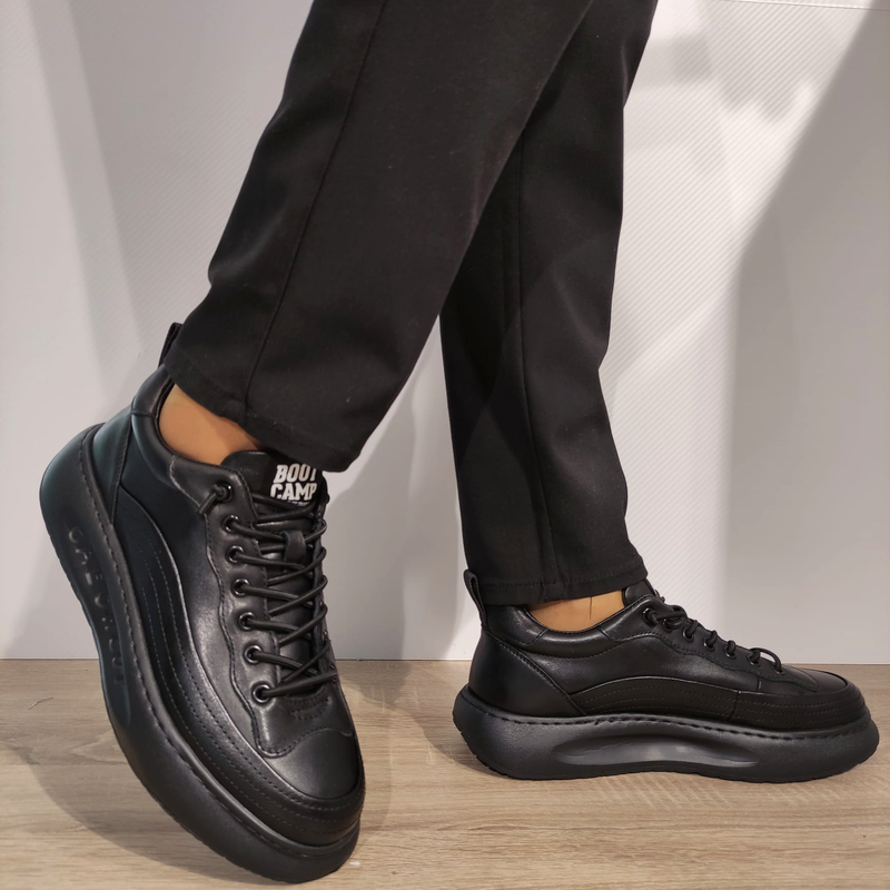 PANTOFI CASUAL BARBATI FRANCO GERARDO 8656 NEGRI - imagine 5