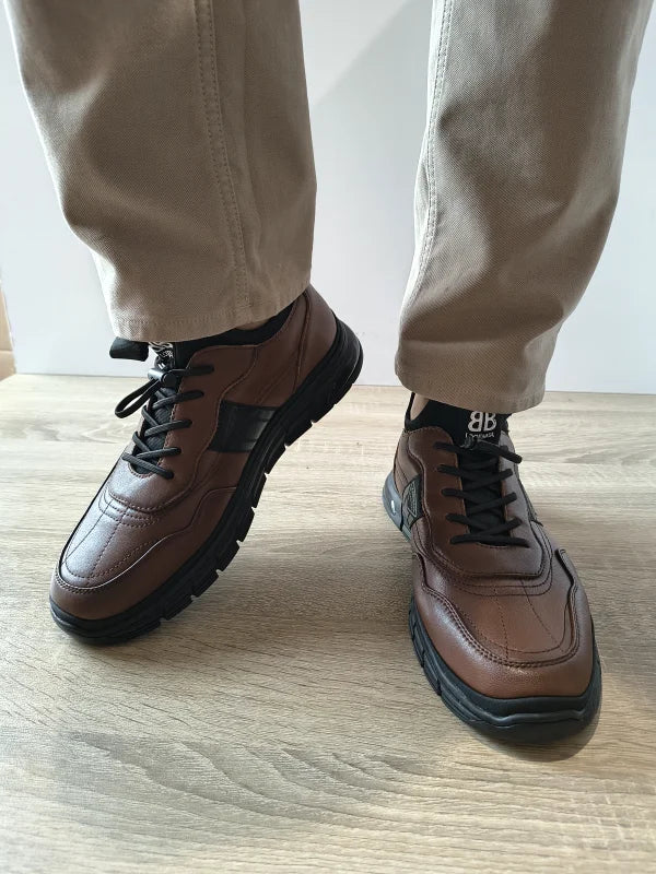 PANTOFI CASUAL BARBATI FRANCO GERARDO HJNH2202 MARO - imagine 5