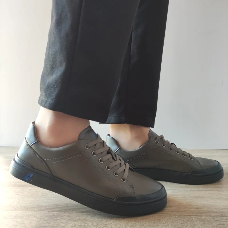 PANTOFI CASUAL BARBATI FRANCO GERARDO RE929-12 GRI - imagine 4