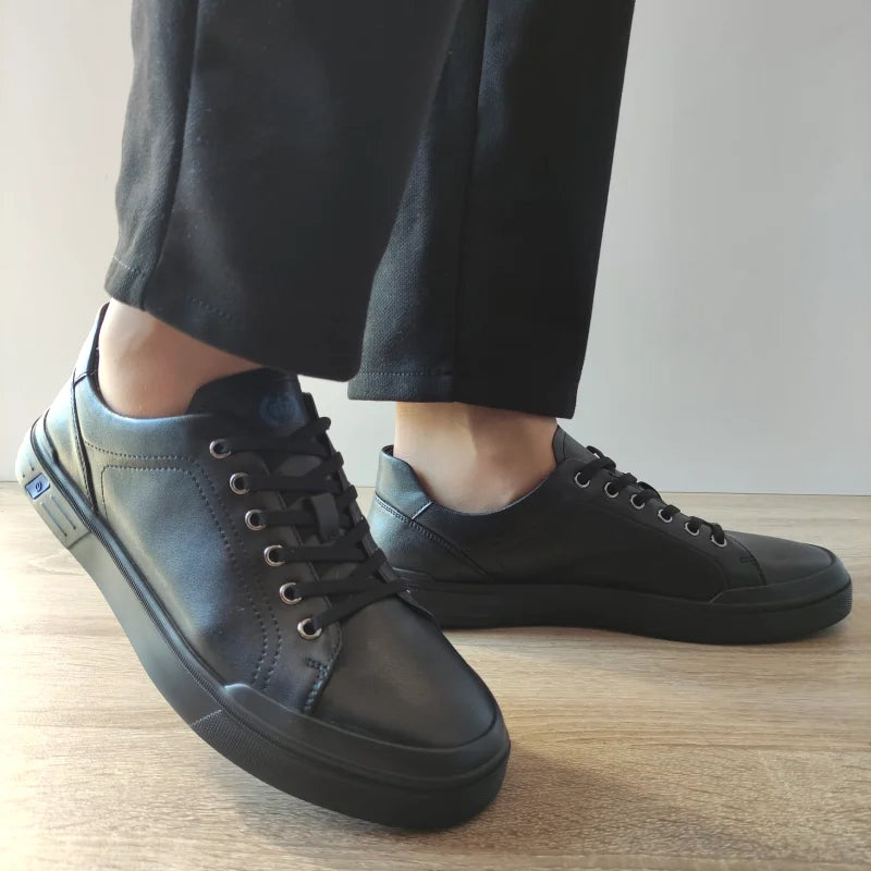 PANTOFI CASUAL BARBATI FRANCO GERARDO RE929-12 NEGRI - imagine 2