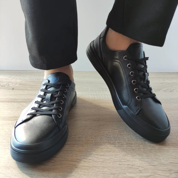 PANTOFI CASUAL BARBATI FRANCO GERARDO RE929-12 NEGRI - imagine 3
