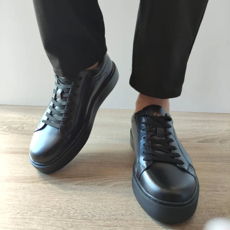 PANTOFI CASUAL BARBATI FRANCO GERARDO T231103-A NEGRI - imagine 5
