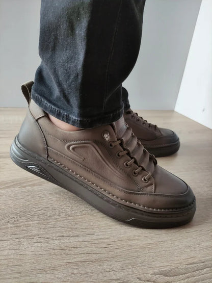 PANTOFI CASUAL BARBATI FRANCO GERARDO W25513-1 KAKI