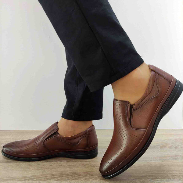 PANTOFI CASUAL BARBATI GORETTI B28-651-2 MARO - imagine 2