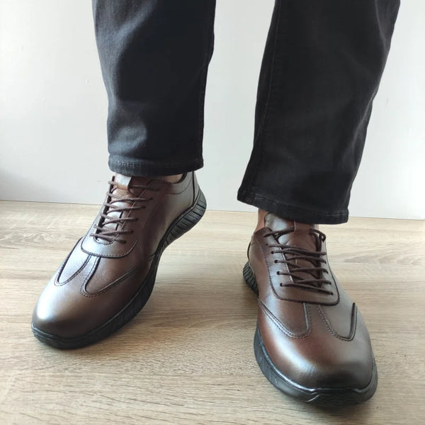 PANTOFI CASUAL BARBATI GORETTI B64-2450 MARO - imagine 4