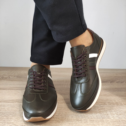 PANTOFI CASUAL BARBATI GORETTI B67-2101 KAKI