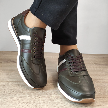 PANTOFI CASUAL BARBATI GORETTI B67-2101 KAKI