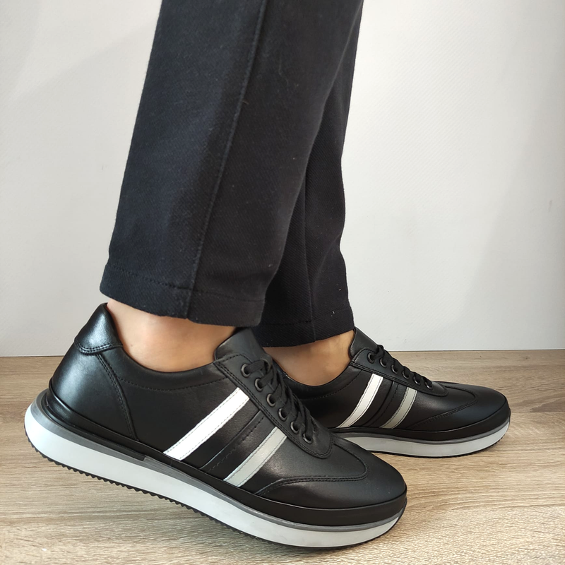 PANTOFI CASUAL BARBATI GORETTI B67-2101 NEGRI - imagine 2