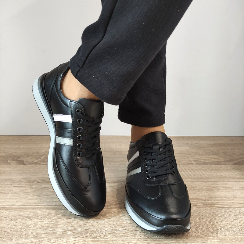 PANTOFI CASUAL BARBATI GORETTI B67-2101 NEGRI - imagine 4