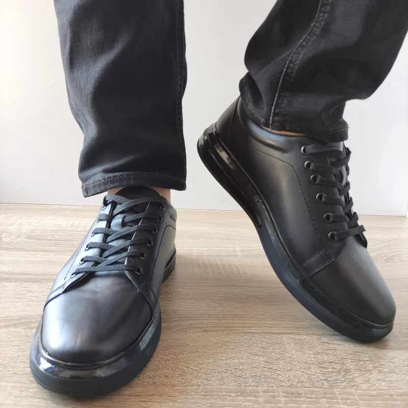 PANTOFI CASUAL BARBATI GORETTI B67-333 NEGRI - imagine 5