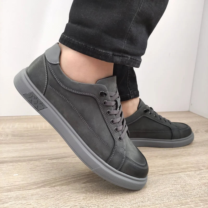 PANTOFI CASUAL BARBATI MELS 10385 GRI - imagine 5