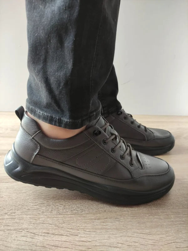 PANTOFI CASUAL BARBATI MELS 11231 GRI - imagine 5