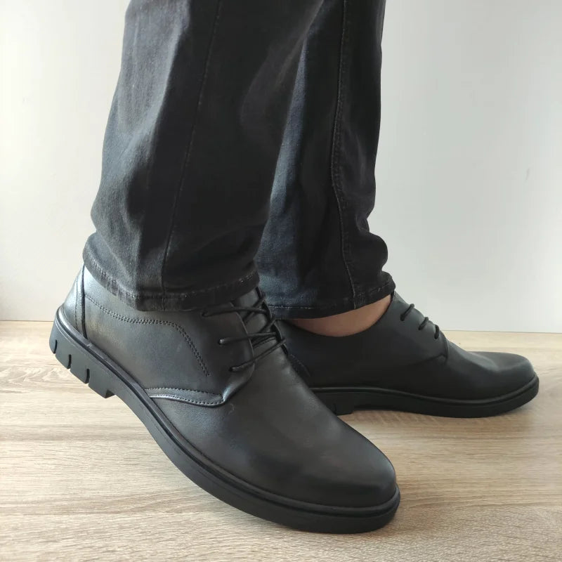 PANTOFI CASUAL BARBATI MELS 17010 NEGRI - imagine 3