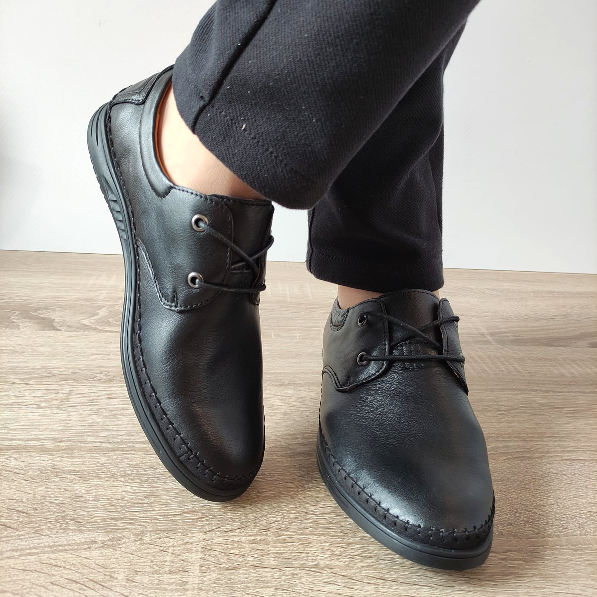 PANTOFI CASUAL BARBATI MELS 23535 NEGRI - imagine 6