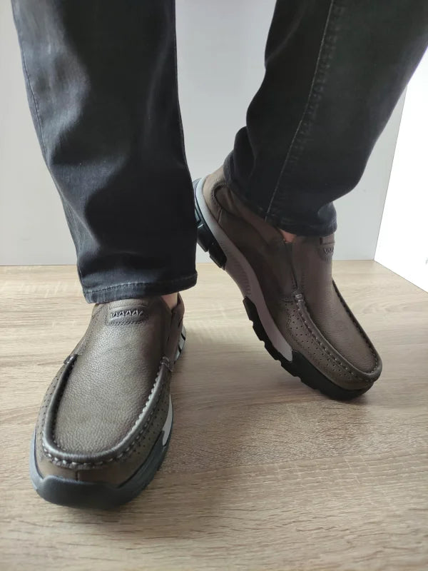 PANTOFI CASUAL BARBATI MELS 23556 GRI - imagine 3