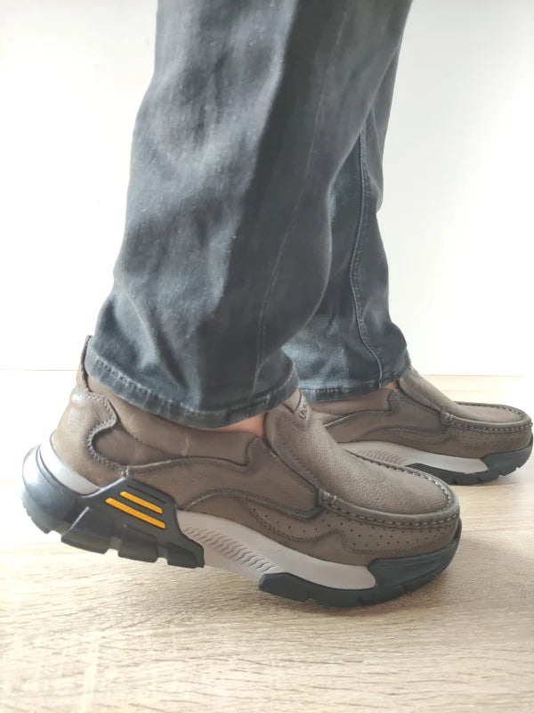 PANTOFI CASUAL BARBATI MELS 23556 GRI - imagine 4