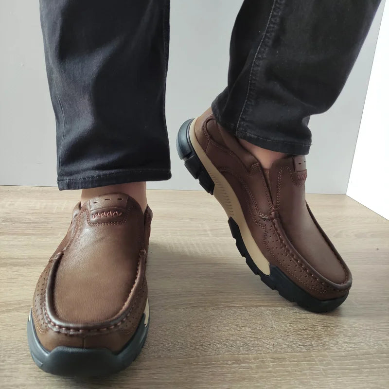 PANTOFI CASUAL BARBATI MELS 23556 MARO - imagine 5