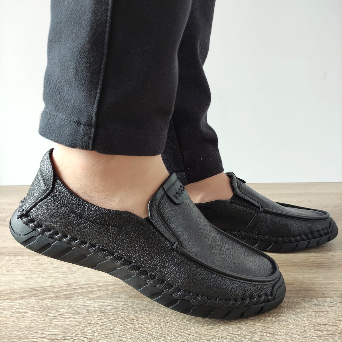 PANTOFI CASUAL BARBATI MELS 83052 NEGRI - imagine 2