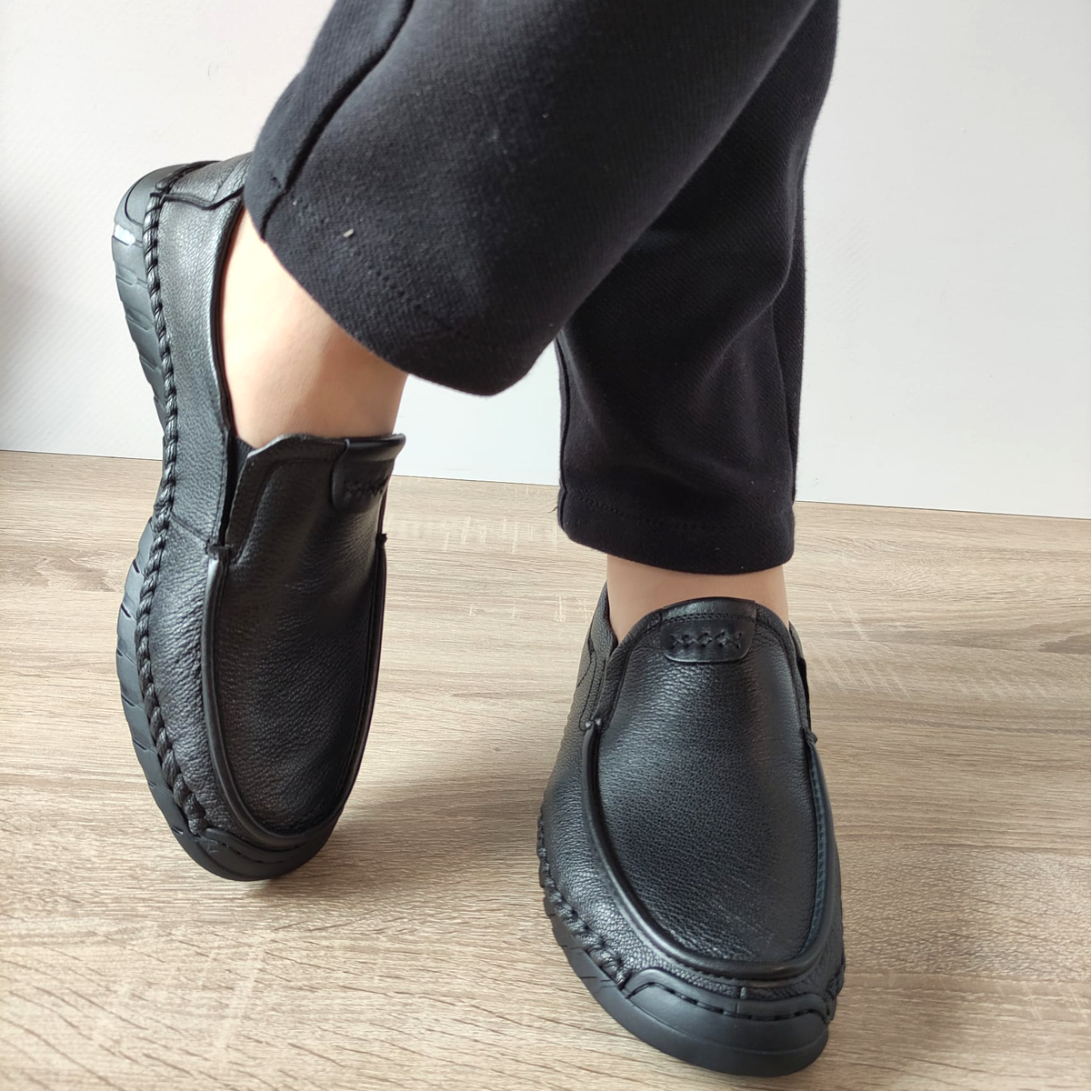 PANTOFI CASUAL BARBATI MELS 83052 NEGRI - imagine 6