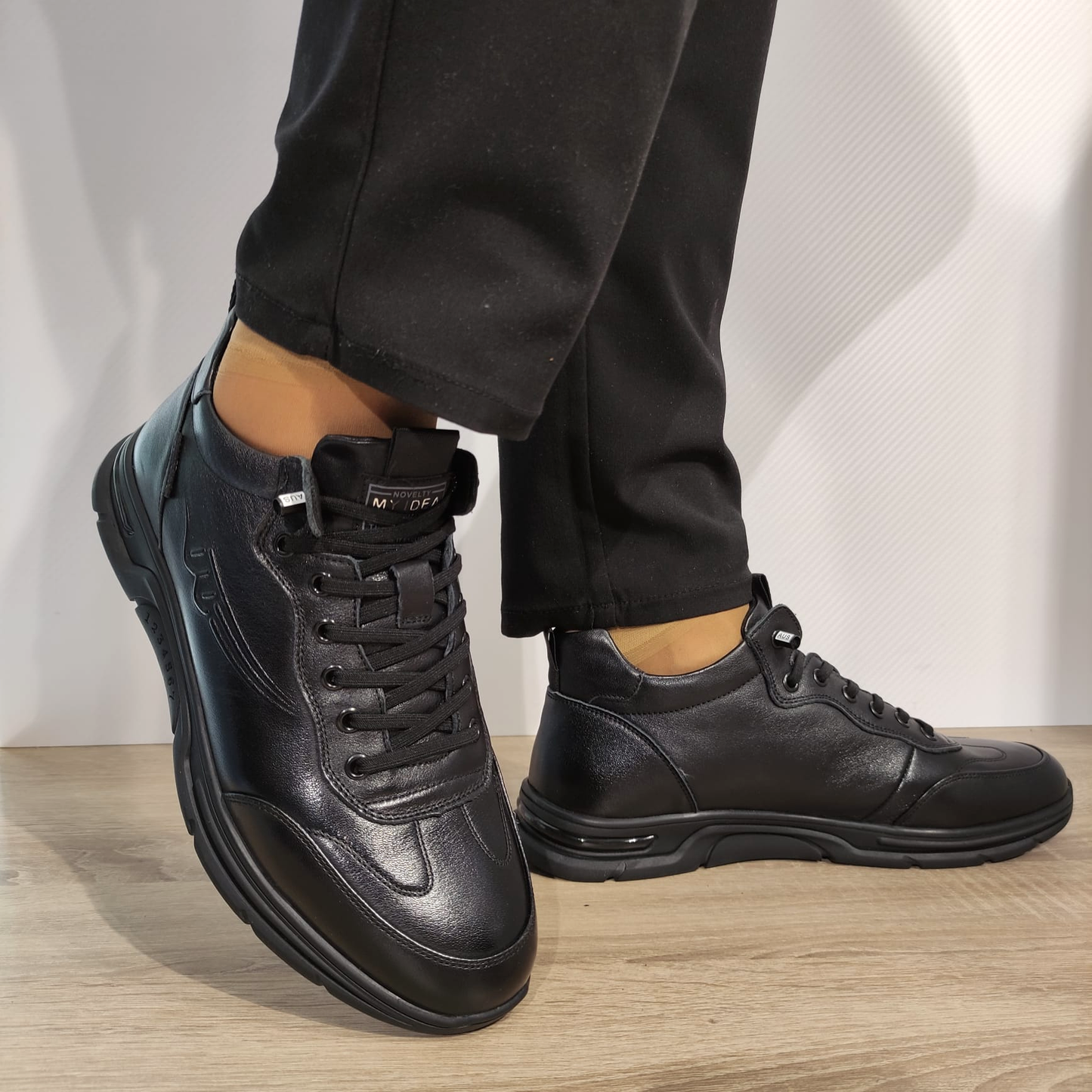 PANTOFI CASUAL BARBATI MELS 999382 NEGRI
