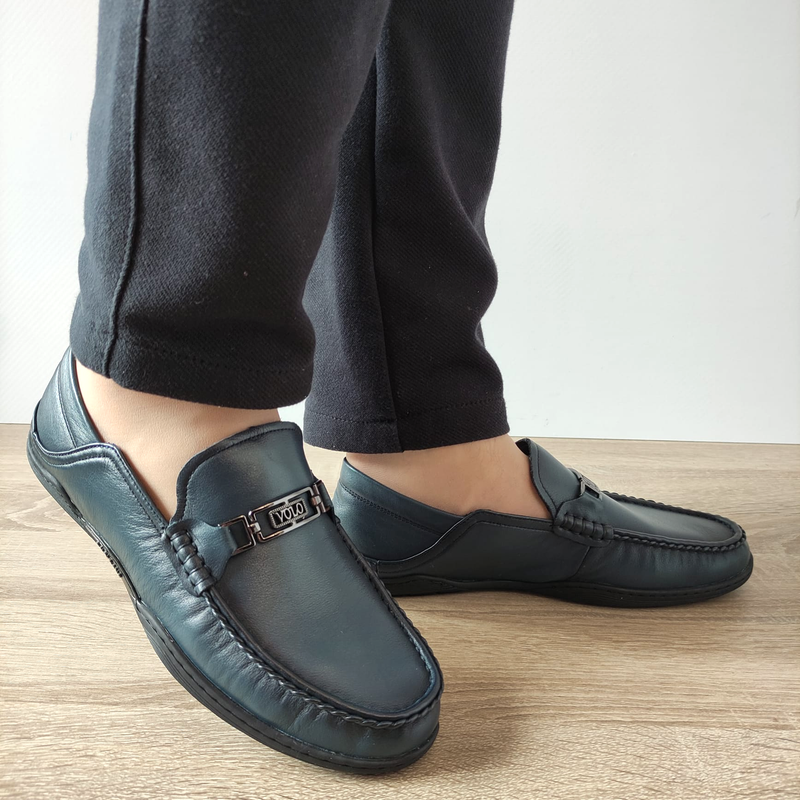 PANTOFI CASUAL BARBATI MELS 999608 ALBASTRI - imagine 3