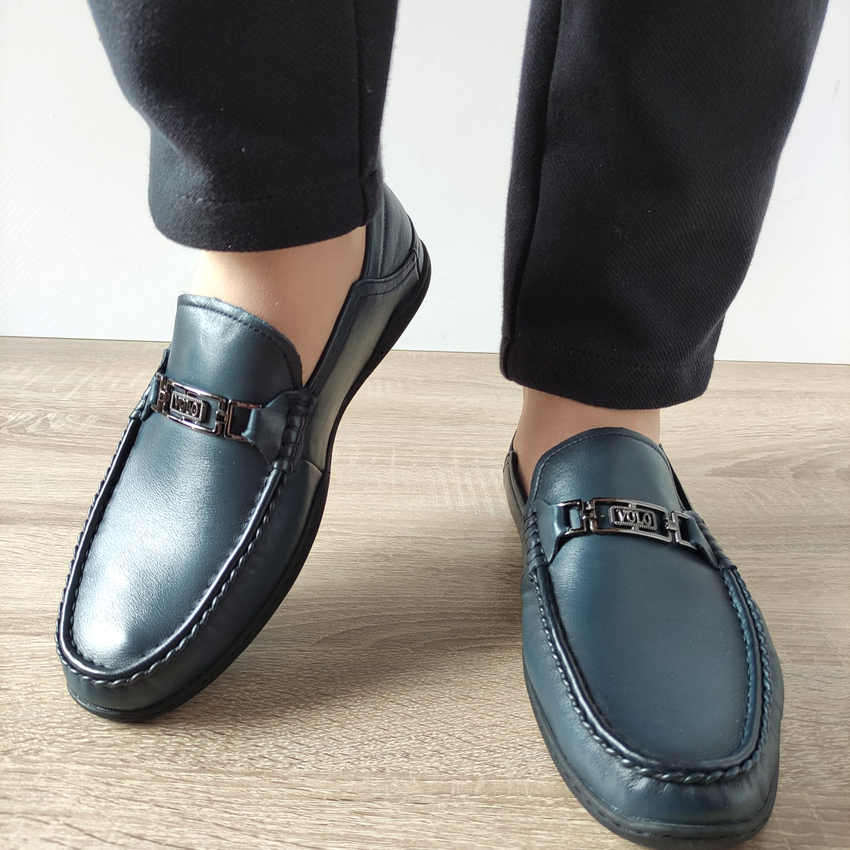 PANTOFI CASUAL BARBATI MELS 999608 ALBASTRI - imagine 4