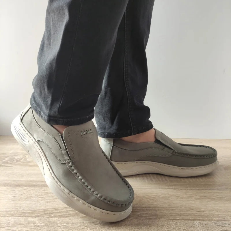 PANTOFI CASUAL BARBATI MELS B095 GRI - imagine 5