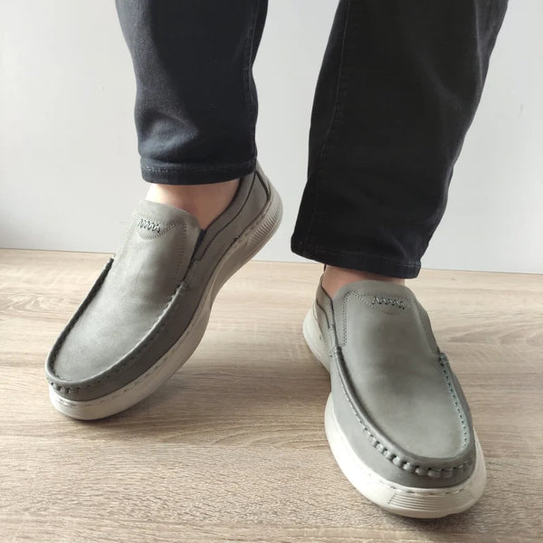 PANTOFI CASUAL BARBATI MELS B095 GRI - imagine 3