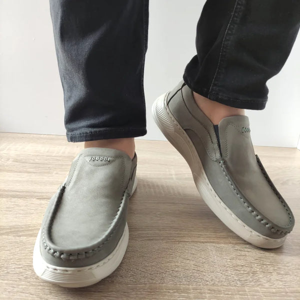 PANTOFI CASUAL BARBATI MELS B095 GRI - imagine 4