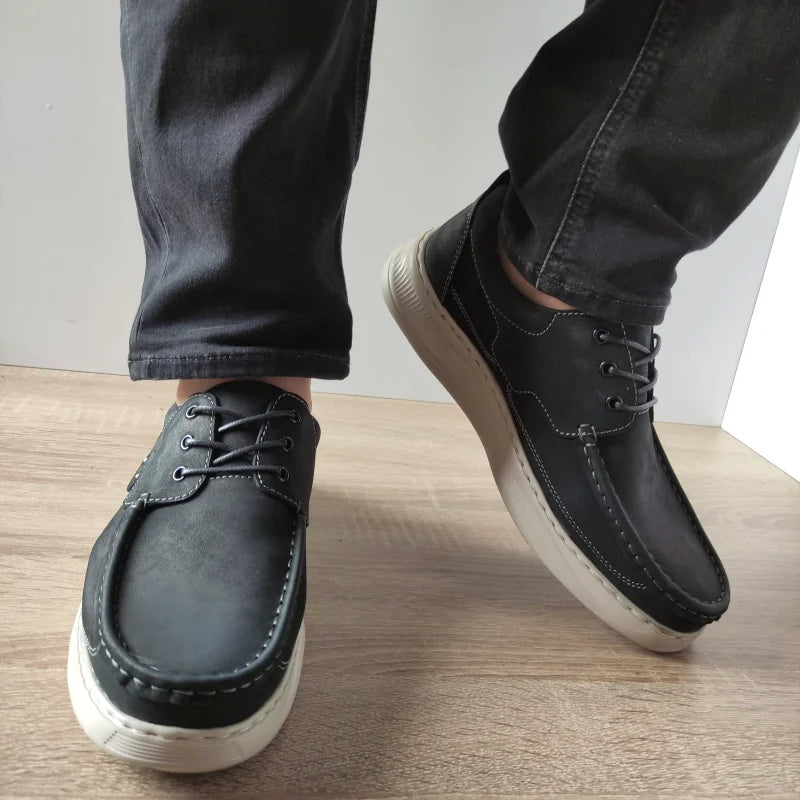 PANTOFI CASUAL BARBATI MELS B096 NEGRI - imagine 6