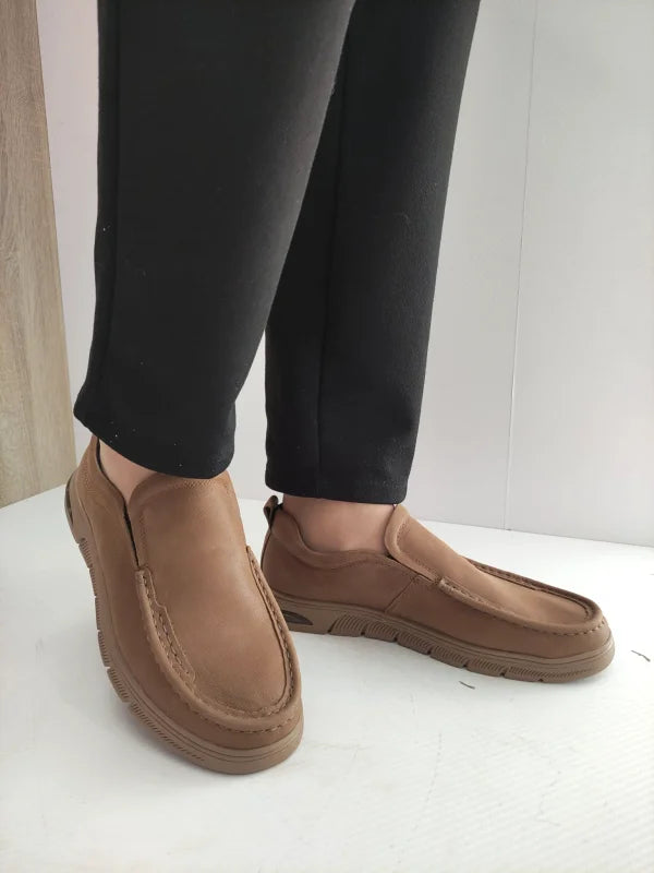 PANTOFI CASUAL BARBATI MELS J12 KHAKI - imagine 5