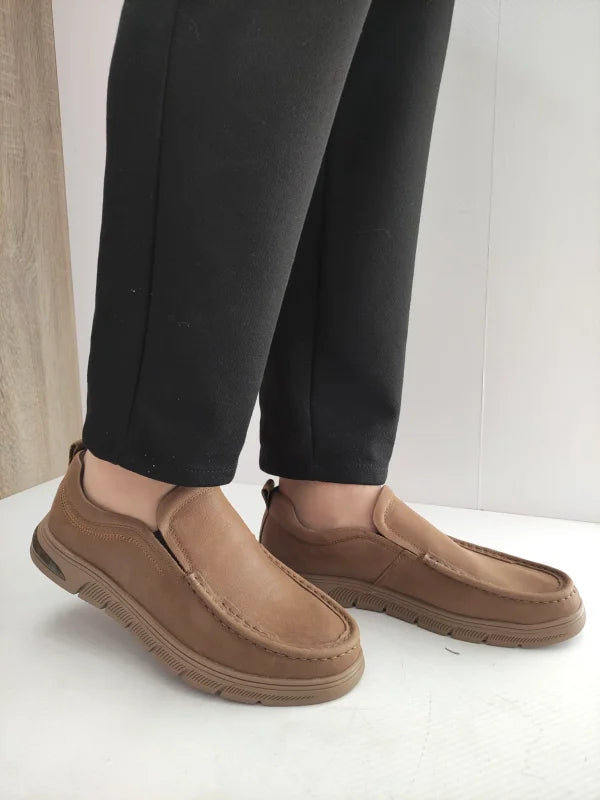 PANTOFI CASUAL BARBATI MELS J12 KHAKI - imagine 2