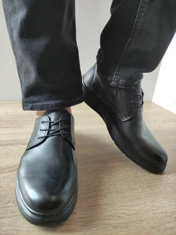 PANTOFI CASUAL BARBATI MELS W25506 NEGRI - imagine 2
