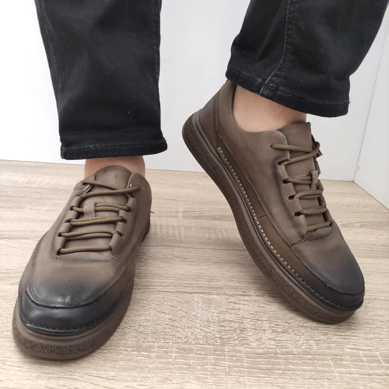 PANTOFI CASUAL BARBATI MELS W2802 GREJ - imagine 4