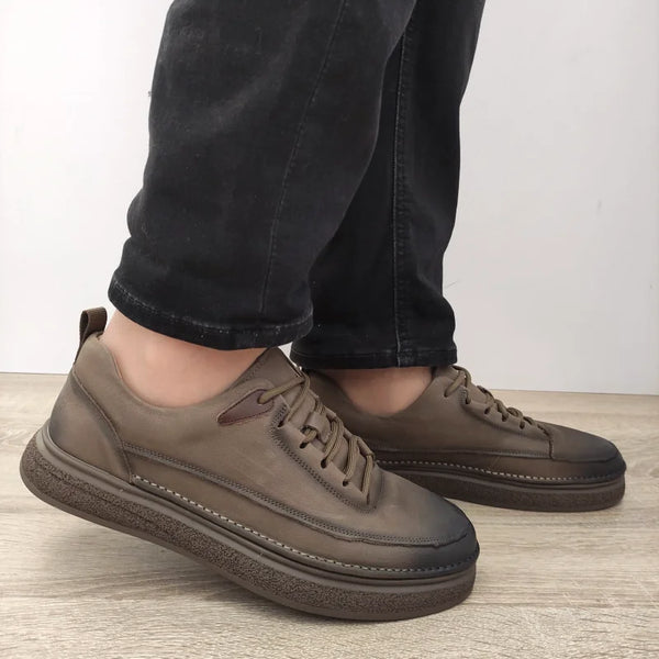PANTOFI CASUAL BARBATI MELS W2802 GREJ - imagine 2