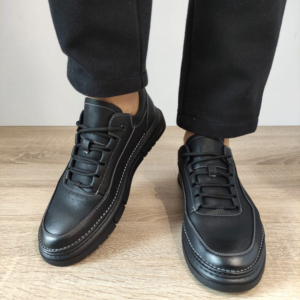 PANTOFI CASUAL BARBATI MELS WM807 NEGRI - imagine 5