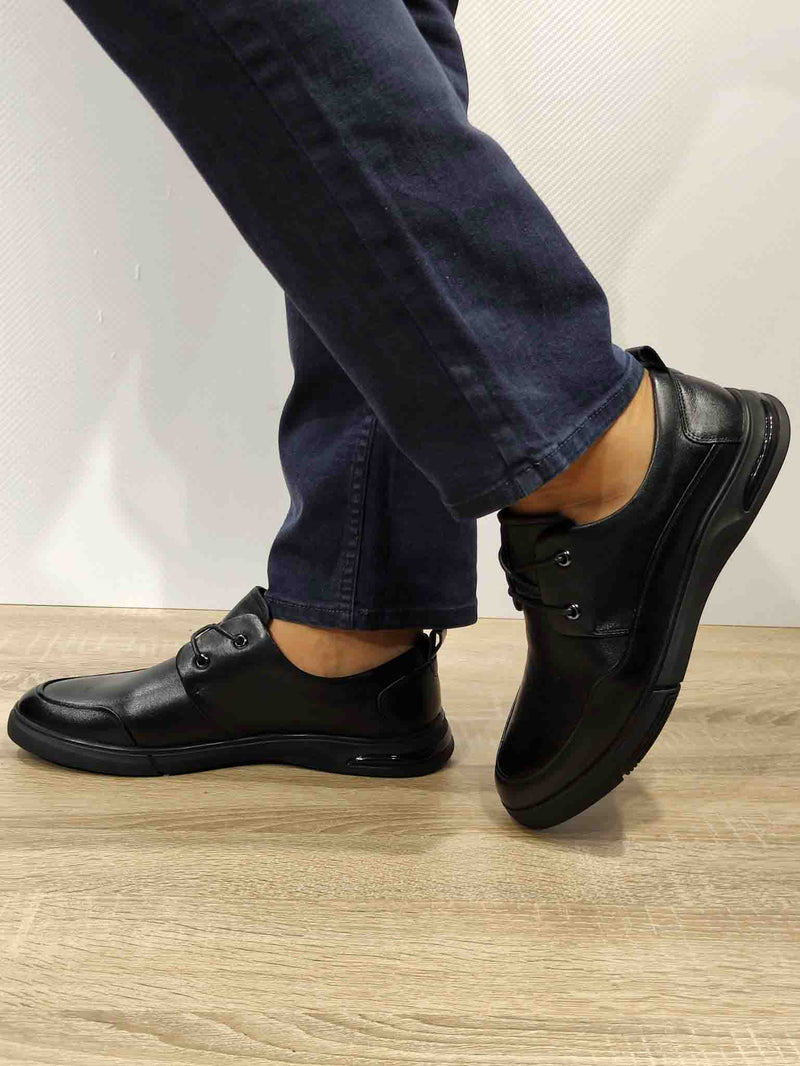 PANTOFI CASUAL BARBATI MELS WM813 NEGRI - imagine 2