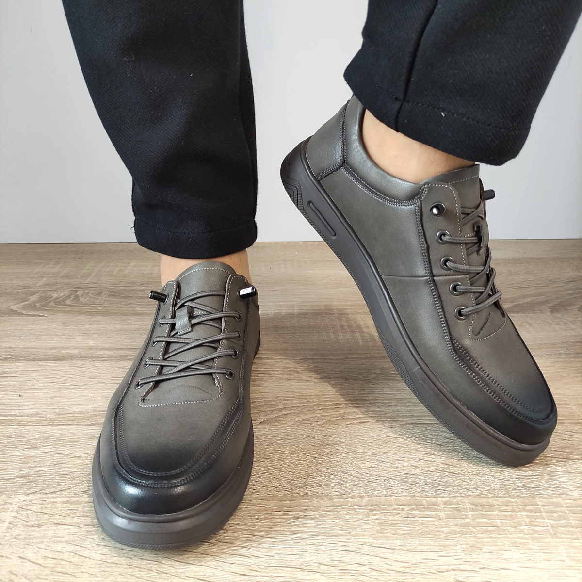 PANTOFI CASUAL BARBATI MELS WX2513 GREY - imagine 6
