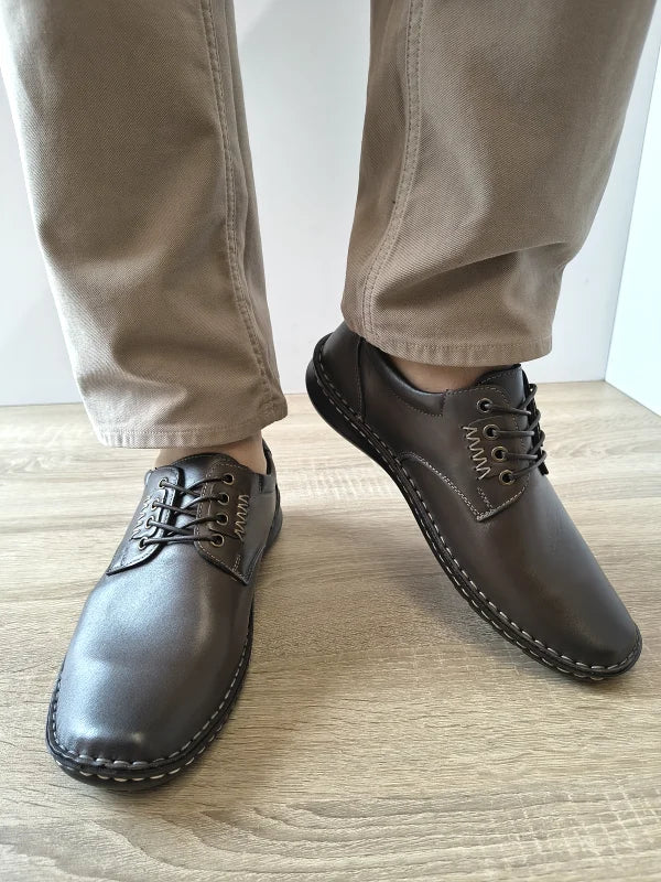 PANTOFI CASUAL BARBATI NICOLIS 202620 MARO