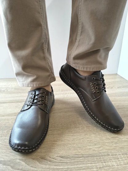 PANTOFI CASUAL BARBATI NICOLIS 202620 MARO