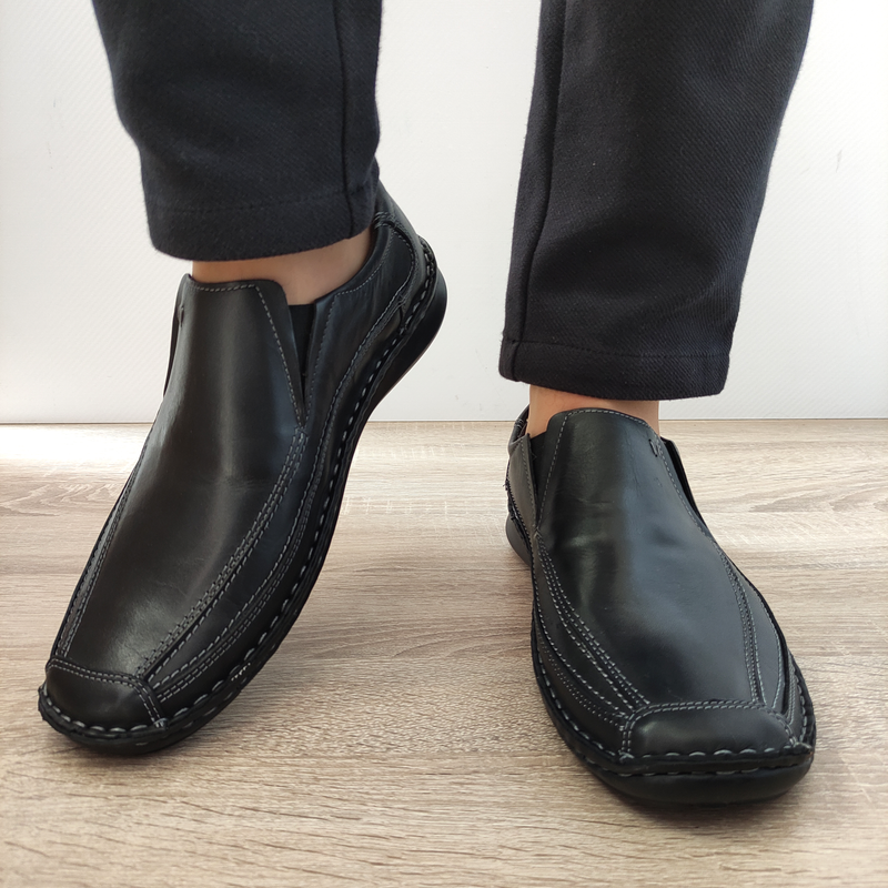 PANTOFI CASUAL BARBATI NICOLIS 203020 NEGRI - imagine 4