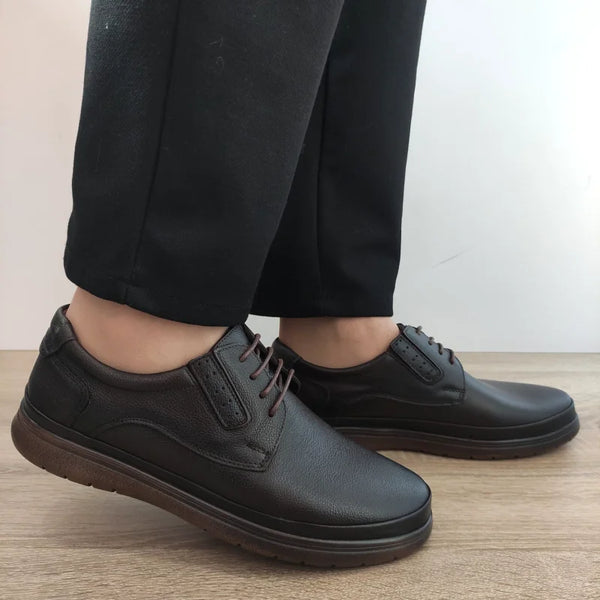 PANTOFI CASUAL BARBATI NICOLIS 204428 MARO - imagine 2