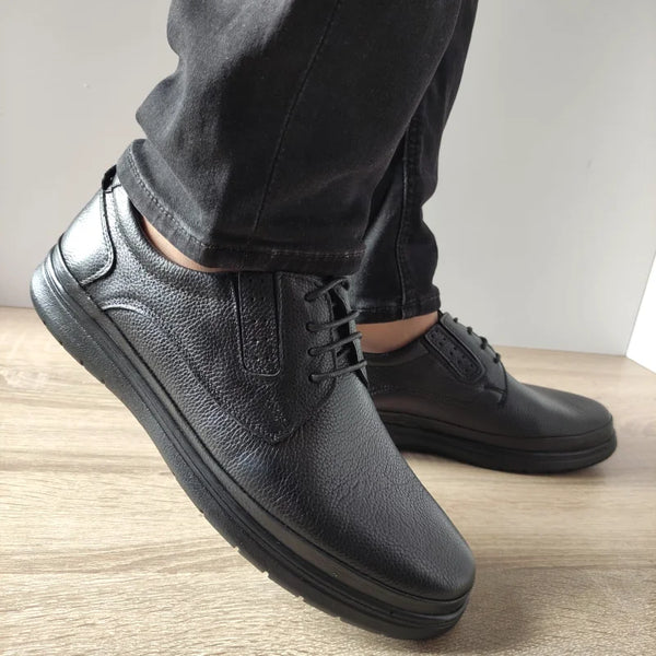 PANTOFI CASUAL BARBATI NICOLIS 204428 NEGRI - imagine 4