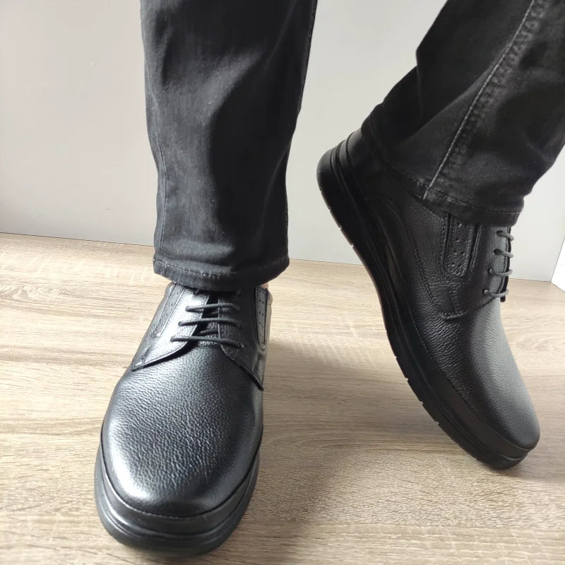 PANTOFI CASUAL BARBATI NICOLIS 204428 NEGRI - imagine 5