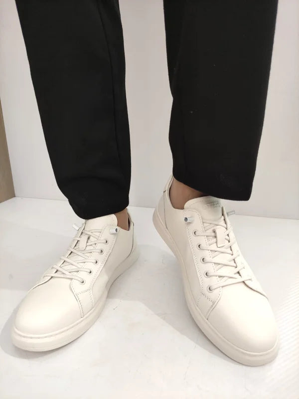 PANTOFI CASUAL BARBATI OTTER 260004B 13-N ALBI - imagine 3